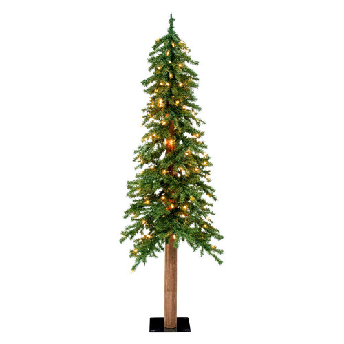 Vickerman A805151LED - 5 ft Natural Alpine Prelit Warm White LED Christmas Tree