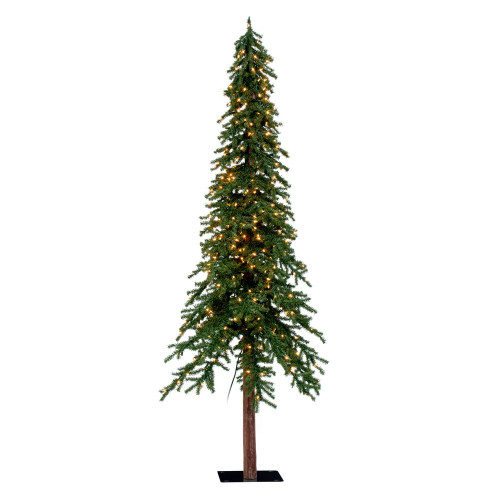 Vickerman A805191LED - 8 ft Natural Alpine Prelit Warm White LED Christmas Tree