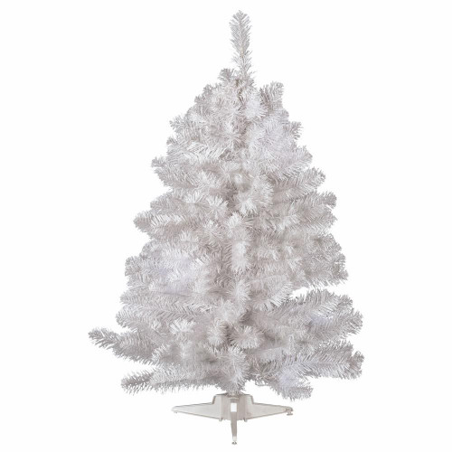 Vickerman A805720 2' x 16" Crystal White Tree 99 Tips