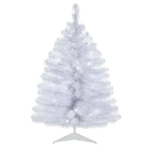 Vickerman A805731LED 3' x 24" Crystal White Tree LED 50WW