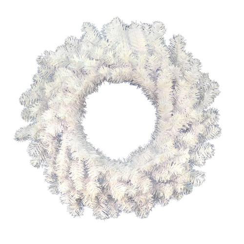Vickerman A805824 - 24" Crystal White Wreath