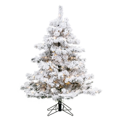 Vickerman A806346LED 4.5' x 44" Flkd Alaskan Tree LED 300WW 