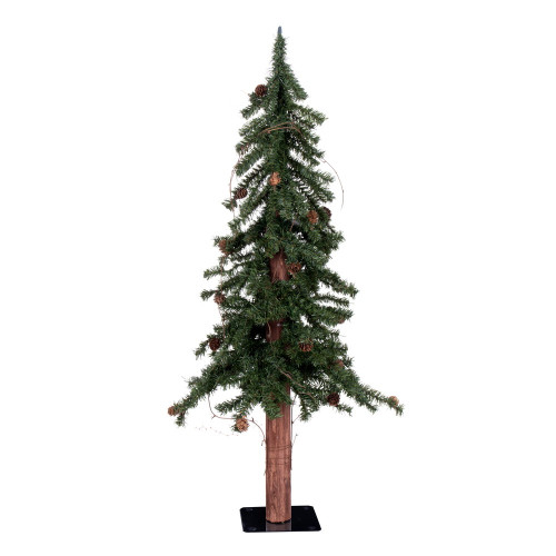 Vickerman A807230 3' x 22" Alpine Tree w/Cones/Vine 187T