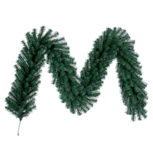 Vickerman A808716 - 9 ft Green Fir Christmas Garland - Unlit