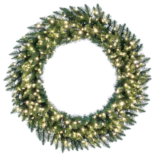 Vickerman A861049LED - 48" Camdon Fir Wreath with Warm White LED Lights