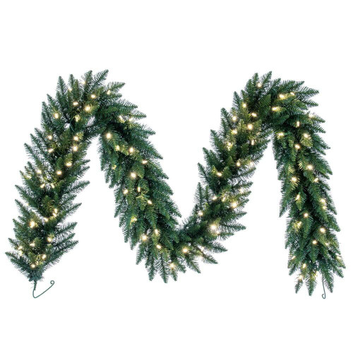 Vickerman A861121LED - 50 ft Green Fir Christmas Garland - Warm White LED