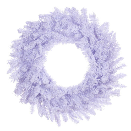 Vickerman A893924 - 24" Flocked White Wreath
