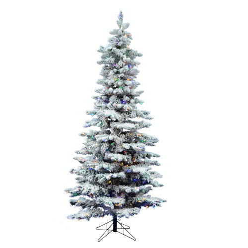Vickerman A895077LED 7.5' x 43" Flk Slim Utica LED 550MU 