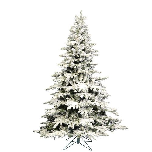 Vickerman A895195 - 14 ft Flocked Utica Fir Unlit Christmas Tree