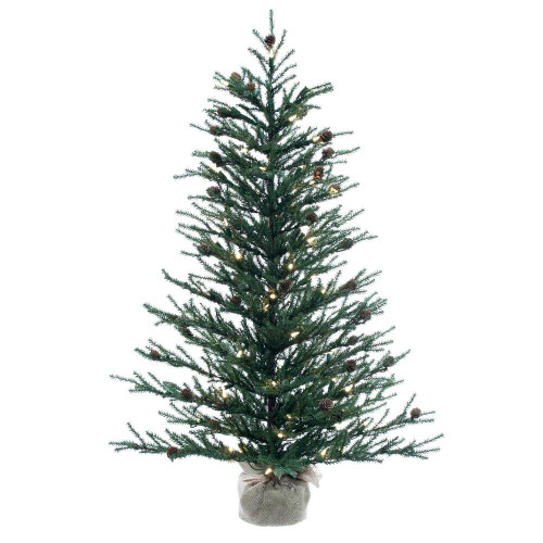 Vickerman B803928LED 42" Carmel Pine Christmas Tree with Lights
