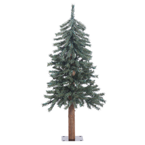 Vickerman B907330 - 3 ft Natural Bark Alpine Unlit Christmas Tree