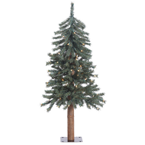 Vickerman B907331LED 3' x22.5" Natural Bark Alpine DuraL 70WW 