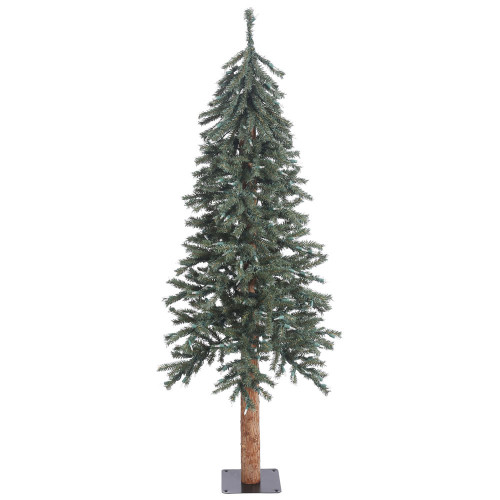 Vickerman B907350 5' x 28" Natural Bark Alpine Tree 475T 