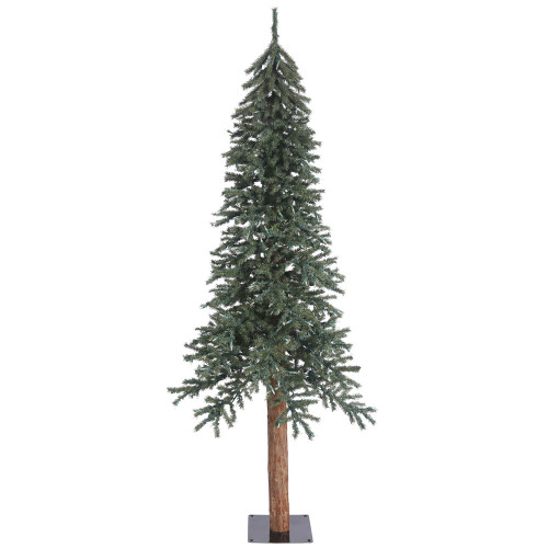 Vickerman B907370 - 7 ft Natural Bark Alpine Unlit Christmas Tree