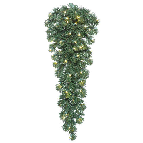 Vickerman C164837LED - 36" Oregon Fir Teardrop Wreath with Warm White LED Lights