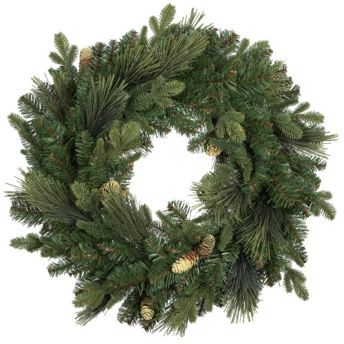 Vickerman DT210630 30" Emerald Mixed Fir Wreath 204T 