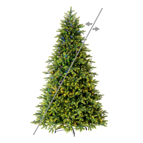 Vickerman DT214268LEDCC 6.5' x 48" Jersey Fraser Fir LED 500CC
