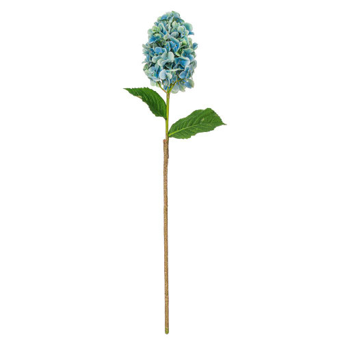 Vickerman EF225239 - 34 in. Aqua Blue Cone Hydrangea Artificial Spray - 2 Pack