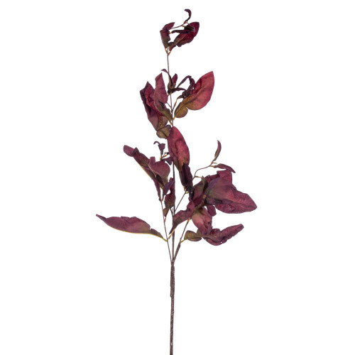 Vickerman FM220447 - 44.5 in. Plum Pomelo Leaves Artificial Spray - 2 Pack