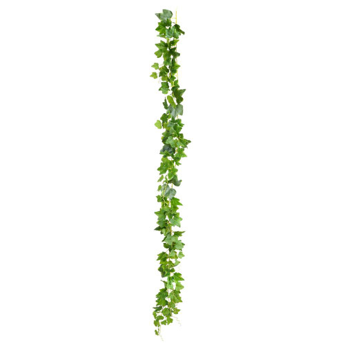 Vickerman FA188801 - 5.92 ft Green Ivy Christmas Garland - Unlit