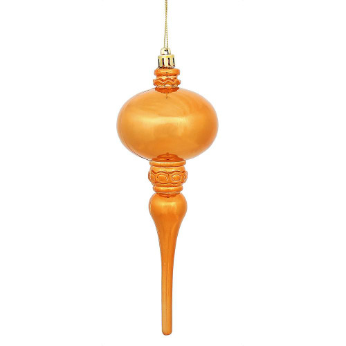 Vickerman N174518D 8" x 2.75" Burn Orange Shiny Final 3/Bg