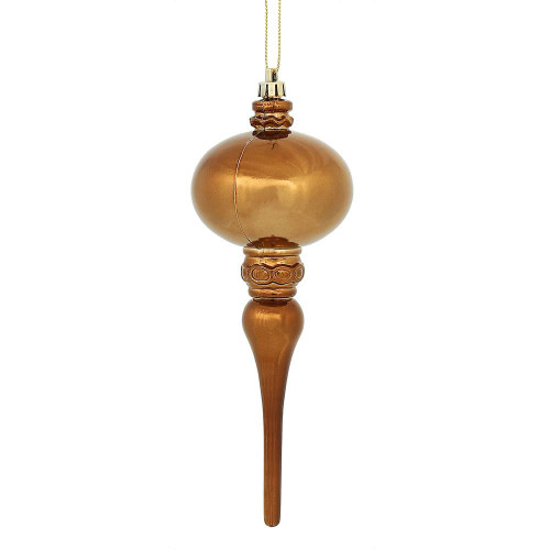 Vickerman N174576D 8" x 2.75" Mocha Shiny Final 3/Bg 