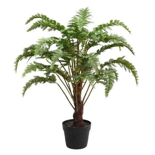 Vickerman FE181602 30" Green Fern in Round Black Pot 