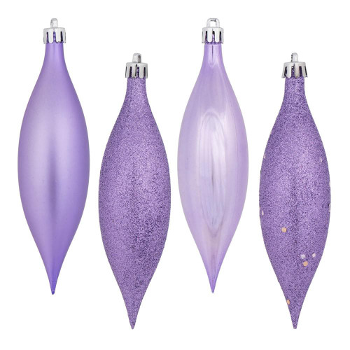 Vickerman N500186 5.5" Lavender Drop 4 Finish Asst 8/Bx