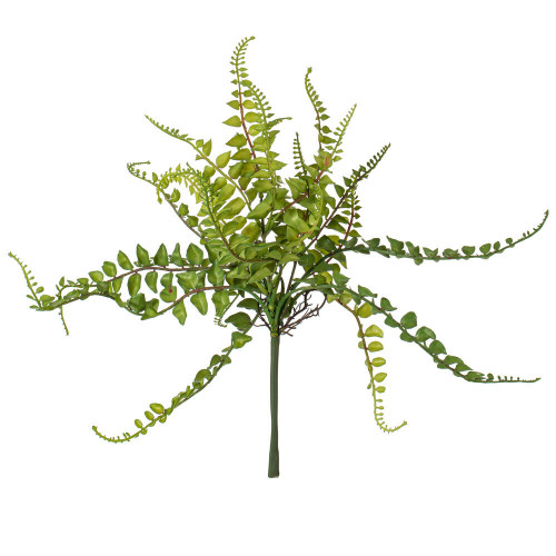 Vickerman FJ180601 - 16 in. Green Fern Artificial Spray - 3 Pack