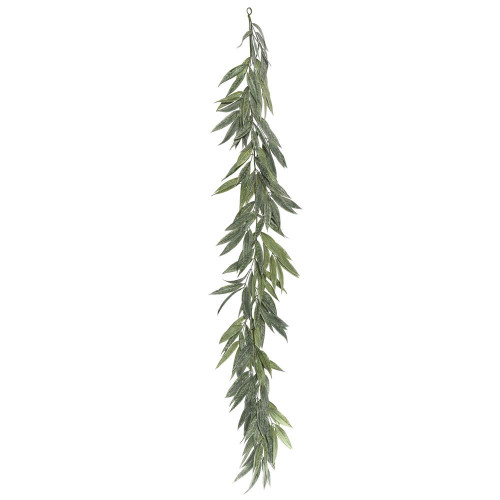Vickerman FK172403 - 6 ft Green Willow Christmas Garland - Unlit