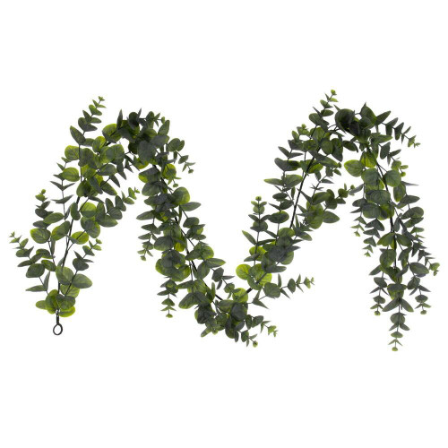 Vickerman FK234672 - 6 in. Green Spiral Eucalyptus Christmas Garland - Unlit