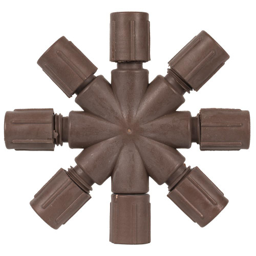 Vickerman X6B6616 LED Set Brown Coaxial 8Way Splitter 2/Bg 