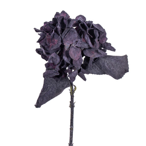 Vickerman FM224016 - 13 in. Plum Hydrangea Artificial Spray - 6 Pack