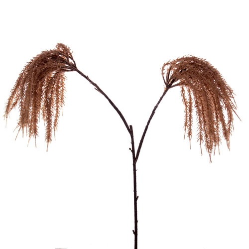 Vickerman FM226139 - 39 in. Light Brown Glitter Reed Artificial Spray - 2 Pack