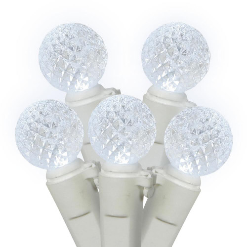  Vickerman X6W9505 25ft G12 50-LED White Christmas Light String 