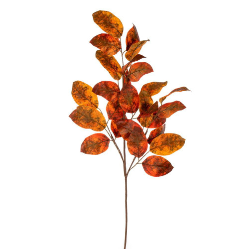 Vickerman FT221132 - 32 in. Orange Apple Leaf Artificial Spray - 6 Pack