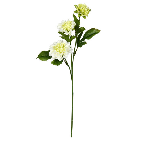 Vickerman FV190641 17" Cream Dahlia Spray 6pk 
