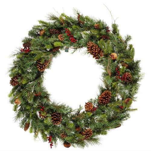  Vickerman G118736 36" Cibola Mix Berry Wreath 213Tips 