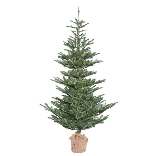  Vickerman G160240 4ft Alberta Spruce Christmas Tree with Burlap Base 