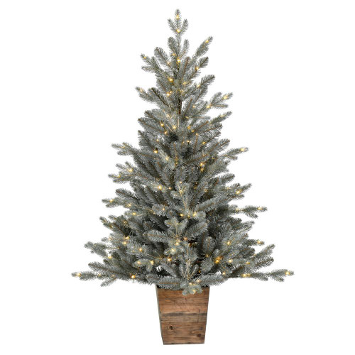 Vickerman G200541LED - 4 ft Gooding Potted Prelit Warm White w/Twinkle LED Christmas Tree