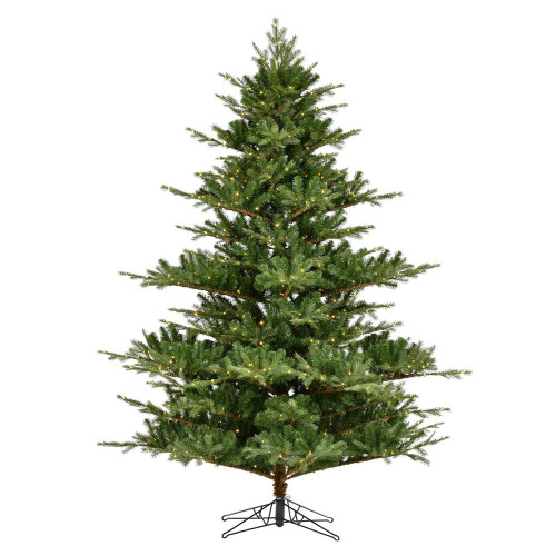 Vickerman G204276LED - 7.5 ft Sherwood Fir Prelit Warm White LED Christmas Tree