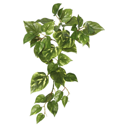 Vickerman FB170601-3 18" Green Pothos Hanging Bush Pk/3 