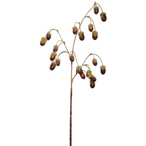 Vickerman FB172201-4 28" Acorn Spray Green/Brown 4/Pk 