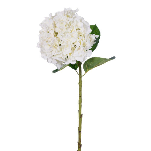  Vickerman FD220103 - 30" Artificial White Large Hydrangea 11" Flower 