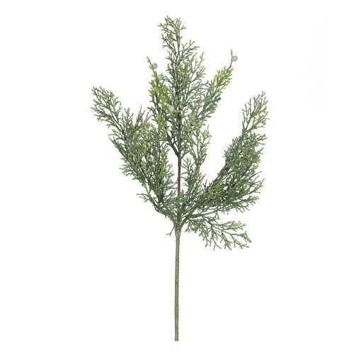 Vickerman FJ192102 - 18 in. Green Cedar Artificial Spray - 6 Pack