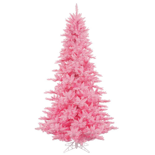Vickerman K163766LED 6.5'x46" Pink Fir DuraL LED 600Pk