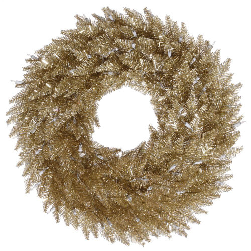  Vickerman K166460 60" Champagne Fir Wreath 760T 