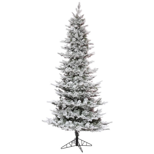 Vickerman K173180 9' x 51" Flocked Kiana Pine Slim 2525T