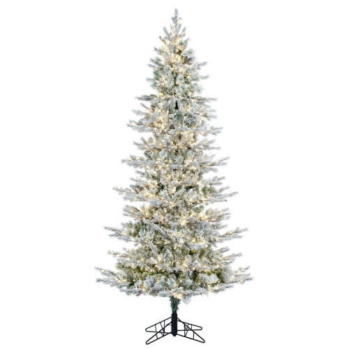 Vickerman K173286LED 10' x 58" Flocked Kiana 3mm LED 2300WW