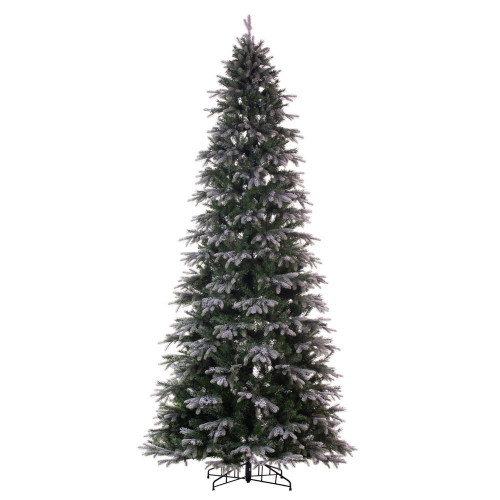 Vickerman K224580 - 9 ft Frosted Douglas Slim Unlit Christmas Tree